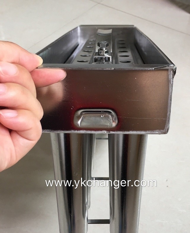 Ice pop molds stainless steel 2x9 18cavities 35ml to 100ml with stick holder plasma robot welding semi industrial use