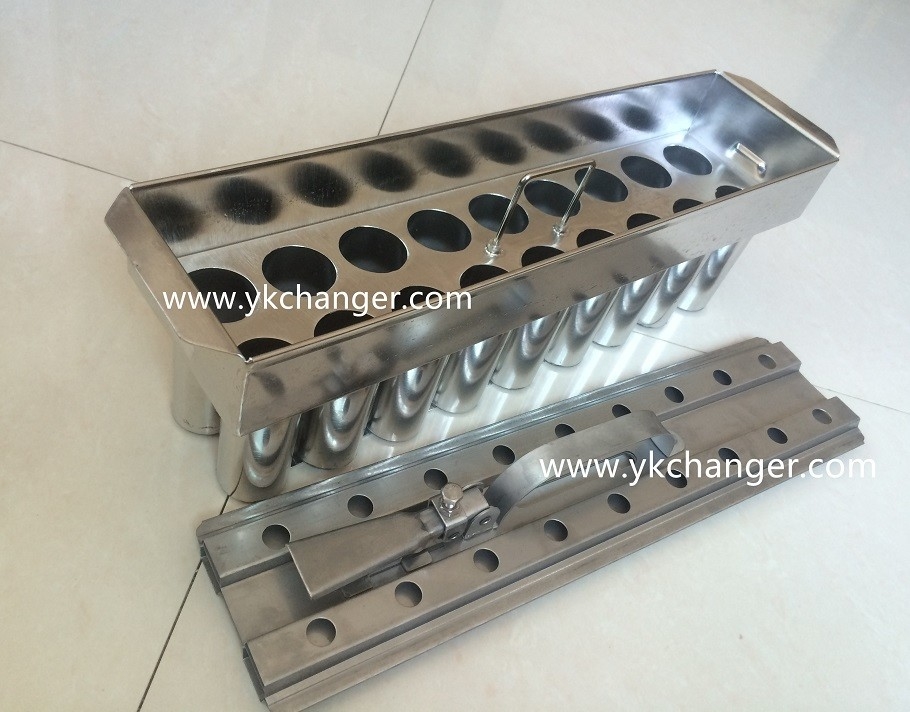Metal kulfi ice cream moulds stainless steel ice lolly moulds 2x9 117ML ready in stock plasma robot welding high quality