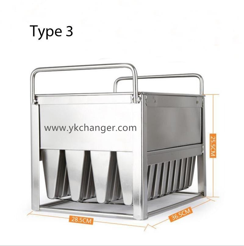 Stainless steel frozen pop ice molds high quality plasma robot welding with stick holders hot sale 99USD per set
