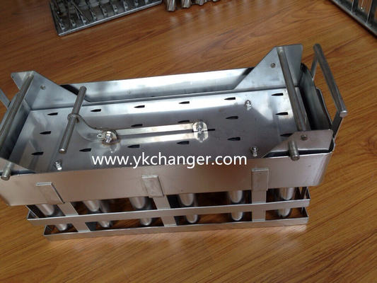 Stick house ice cream mould ice lolly mould stainless steel 4X6 24pieces