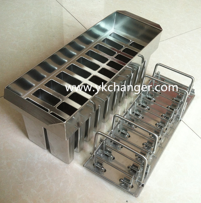 Stainless steel popsicle mold frozen popsicle mold freezer popsicle mold set stick holder
