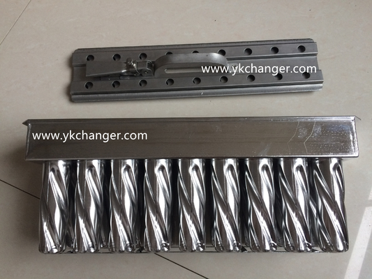 Stainless steel frozen pop mould drill spiral shape ice lolly mould ice cream mould