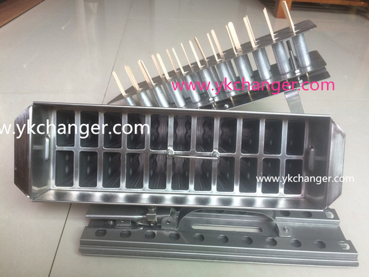 Ice cream moulds stainless steel ice form moulds 2x11 22cavities 90ml megamix