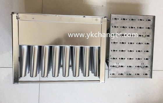 Commercial Ice lolly moulds stainless steel ice cream popsicle mold 5x8 40pieces with stick holder manual type