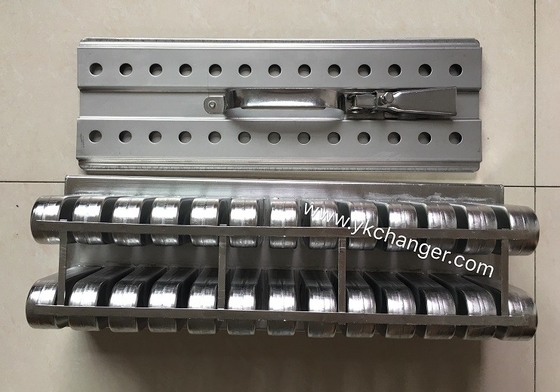 Ice cream popsicle magnum molds stainless steel 86ml 2X13 ataforma type with stick holder commercial use