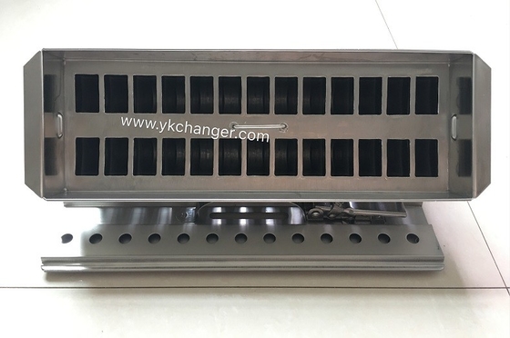 Stainless steel ice pop molds magnum form ice molds commericla 86ml 2X13 ataforma type with stick holder commercial use
