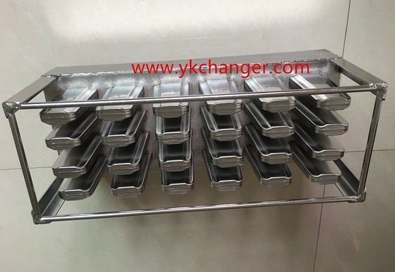 Italian ice lolly gelato mould stainless steel 4x6 24 sticks volume 80ml including stick holder high quality CE approved