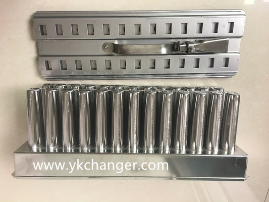 Stainless steel Ice lolly molds commercial use 2x13 26sticks 83ml with stick holder ataforma type