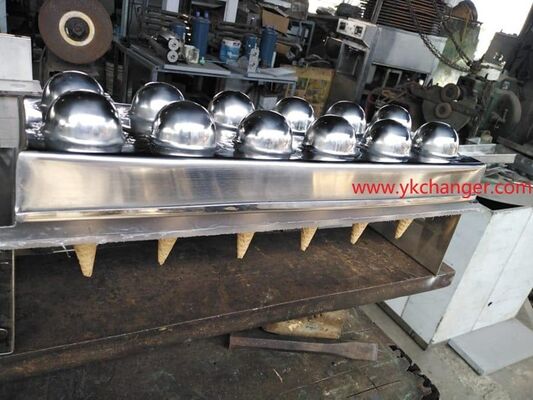 Cone ice cream molds stainless steel customized ice cream molds gelato molds for ice cream cone