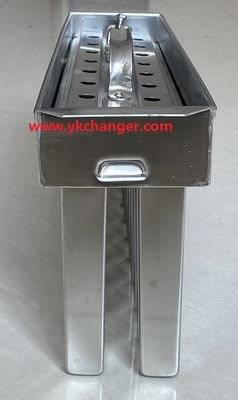 100% Inox ice pop mold frozen popsicle molds set ice lolly mould long cubiod shape brazilian type with stick extractor
