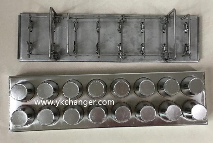 Stainless steel ice lollipop molds ice cream molds tray 2x8 90ml with stick holder 5