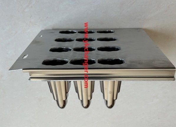 Stainless steel stick ice cream making machine molds 3X4 12sticks for VP2000 stick ice cream production machine 3